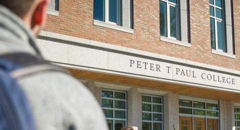 Peter T. Paul College sign